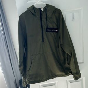 Rival machine half zip wind breaker style jacket size large.